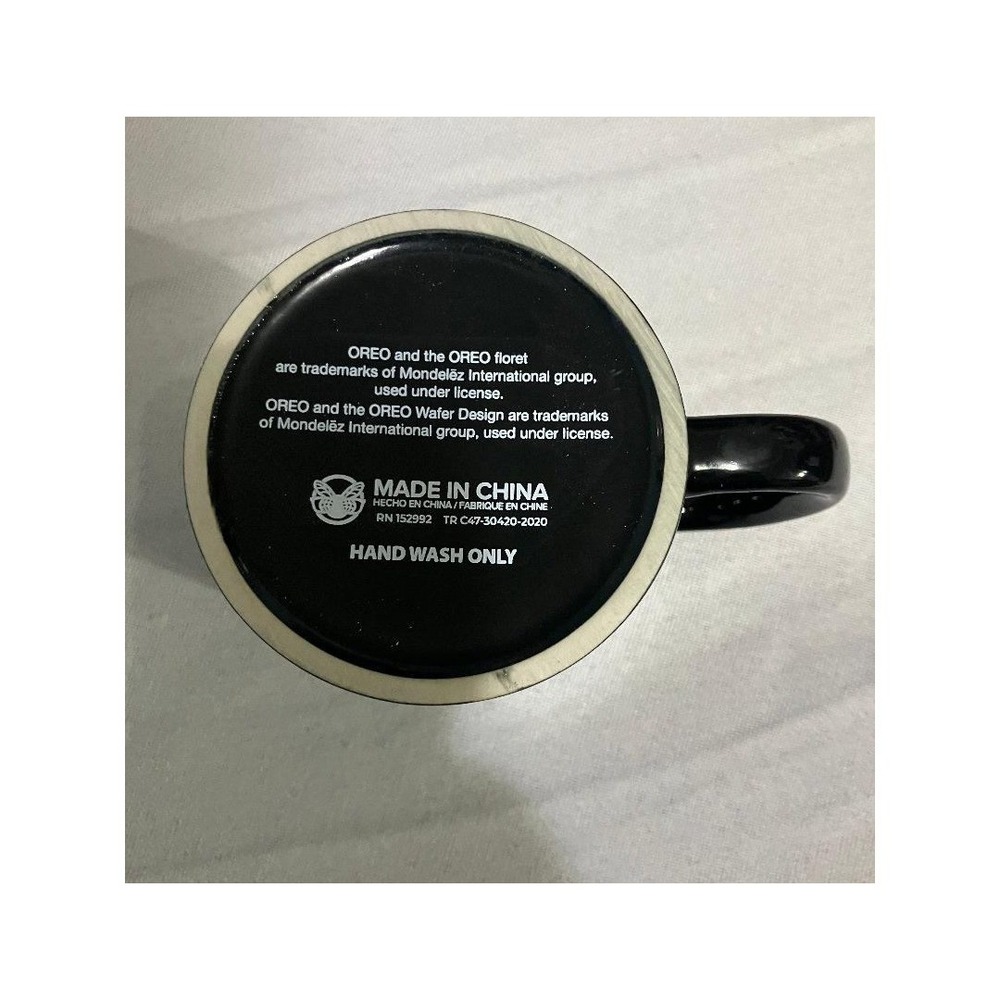 Oreo Ceramic Mug Black Edition Dipped Cookie Milk Splash Coffee Cup Culture Fly - Picture 8 of 8